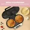 Clatronic WA 3745 Waffeleisen, Edelstahlgehäuse, 1200 Watt, Produktbild-Vorschau 7