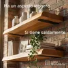 LAMO Staffe per mensole da muro 30 cm 4 pz. nere - Supporti Anteprima dell’immagine prodotto 6