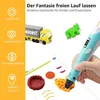 DIY Kinder 3D Stifte Set 3D Druckstift 36m 12Farben PLA Produktbild-Vorschau 9