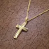 trendor 75814 Halskette mit Kreuz-Anhänger für Herren Gold Produktbild-Vorschau 3