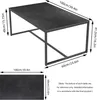 WISFOR Couchtisch 100x60x43cm Marmor Sofatisch Produktbild-Vorschau 7