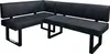 byLIVING Eckbank VANCOUVER / Vintage Mikrofaser anthrazit / Produktbild-Vorschau 1