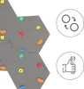 Cubo da parete 4 grigio - maniglie colorate Anteprima dell’immagine prodotto 6