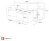 AMBER L Ecksofa mit Schlaffunktion und Bettkasten L-Form, Produktbild-Vorschau 6