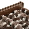 vidaXL Insektenschutz-Vorhang Braun und Weiß 90x220 cm Produktbild-Vorschau 8