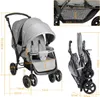 GOPLUS Geschwisterwagen Kinderbuggy Zwillingswagen, Produktbild-Vorschau 5