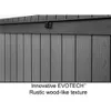 Keter Gartentruhe Darwin 670 L Graphitgrau Ecom Produktbild-Vorschau 3