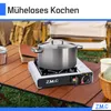 ZMC Edelstahl Campingkocher 1 Flammig Outdoor Gaskocher Produktbild-Vorschau 6