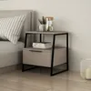 DECORTIE Pal Modern Nachttisch Mokka Grau Mehrzweck , 45 x Produktbild-Vorschau 1
