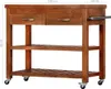 Carrello portavivande 100x48x89 cm in legno massiccio di Anteprima dell’immagine prodotto 17