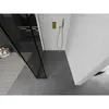 Mexen Kioto Walk-in Duschwand 140 x 40 cm, schwarzes Produktbild-Vorschau 3