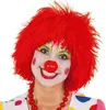 Perücke Clown Rot Clownsperücke für Erwachsene von Vorne Produktbild-Vorschau
