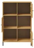 Standregal 95x141cm 'Detroit' Kiefer massiv eichefarbig & Produktbild-Vorschau 3