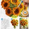 Malen nach Zahlen Erwachsene Blumen Rosen Farbenspiel 50x40 Produktbild-Vorschau 7