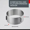 Tortenring TONDO XXL mit Verstellgriffen, H 10 cm Produktbild-Vorschau 5