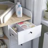 Wickelkommode Vicco Aria Weiß 85 x 90 cm mit Regalen und 4 Produktbild-Vorschau 4