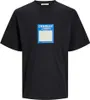 Jack & Jones Mykonos Geo Front Kurzarm-t-shirt Blau L Produktbild-Vorschau 3
