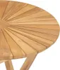vidaXL Tavolo da giardino pieghevole Ø 60 cm in legno Anteprima dell’immagine prodotto 5