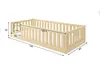 Interbeds Bodenbett Kinderbett Montessori 190x90cm Produktbild-Vorschau 3