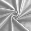 Verdunkelungsvorhang Samt weich 140x225 cm Weiß Vorhang Produktbild-Vorschau 3