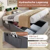 okwish Polsterbett Einzelbett 90×200 cm mit USB- C und Produktbild-Vorschau 4