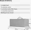 Klarstein Velaire digestor 60 cm, podskrinkový, výsuvný, Náhľad obrázku produktu 8