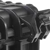 A close-up view of the latch mechanism on a black tool case. Náhľad obrázku produktu