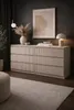 Commode avec motifs rainurés et tiroirs, 140 cm de largeur, Voir les images du produit 5