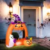 Halloween, nafukovací dekorace ve tvaru dýně – dekorativní Náhled obrázku produktu 3