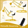 COSTWAY bagr na sezení 360°otočný, 112x40x64cm obří kovový Náhled obrázku produktu 4