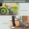 HOMCOM 2 in 1 Lastenanhänger Einkaufstrolley für Produktbild-Vorschau 4