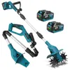Akku-Motorhacke 21 V Elektro Bodenhacke 800 U/min Akku Produktbild-Vorschau 1