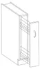 ULLERIKE Auszugsschrank – Breite 15 cm, Creme/Grau Produktbild-Vorschau 2