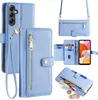 Handykette Samsung Hülle mit Band Handyhülle Kartenfächer Produktbild-Vorschau 1