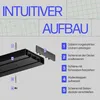 Gardinenschiene 240cm (2x120cm) / 2-läufig Vorhangschiene Produktbild-Vorschau 4