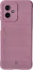 A pink phone case with a camera cutout and a textured design. Produktbild-Vorschau