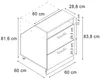 Mobile sottotetto Vicco Rion Calcestruzzo 60 x 81.6 cm con Anteprima dell’immagine prodotto 2