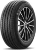 A close-up studio shot of a Michelin E.primacy tire mounted on a black and silver alloy wheel, isolated on a white background. Produktbild-Vorschau