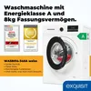 Exquisit Waschmaschine 8kg, Energieeffizienzklasse A, max. Produktbild-Vorschau 2