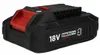 A black and red power tool battery pack is shown against a white background. Produktbild-Vorschau