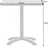 riess-ambiente Outdoor Bistrotisch DESIGNO 70cm schwarz Produktbild-Vorschau 14