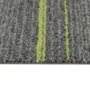 Close-up of carpet tile texture with green stripes. Anteprima dell’immagine prodotto