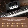 COSTWAY Keyboard Piano 88 klawiszy, pianino cyfrowe z MIDI, Podgląd zdjęcia produktu 4
