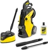 A Kärcher pressure washer and its accessories are displayed against a white background. Produktbild-Vorschau