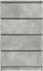 vidaXL Credenza grigio cemento 60x35x98,5 cm materiale a Anteprima dell’immagine prodotto 6