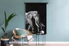 MuchoWow® Wandteppich Wandbehang Elefant mit langen Produktbild-Vorschau 5