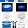 Comparison image showing two types of submersible LED lights. Produktbild-Vorschau
