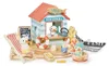 Tender Leaf Toys Strandhaus Sandy, Spielzeug aus Holz, für Anteprima dell’immagine prodotto 1