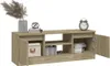 vidaXL TV skříňka s dvířky Dub Sonoma 102x30x36 cm Náhled obrázku produktu 4