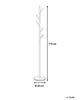 A diagram of a coat rack with dimensions indicated. Náhled obrázku produktu